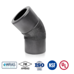 HDPE Butt-Fusion 45 Degree Elbow
