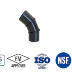 HDPE Fabricated 45 Degree Elbow